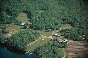 Camp Manitou from air