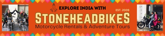 Explore India with Stoneheadbikes - Premium Motorcycle Rentals and Adventure Tours. Exclusive 10% Discount for HU Members!