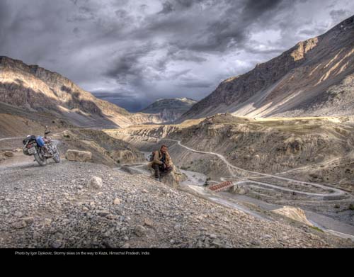 Photo by Igor Djokovic, Thailand; Stormy skies on the way to Kaza, Himachal Pradesh, India.