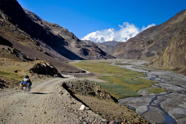 Photo by Amit Mukherjee, India; in Kaza, Himachal Pradesh, India, 2008, on a tour of Himachal Pradesh. Royal Enfield Bullet.