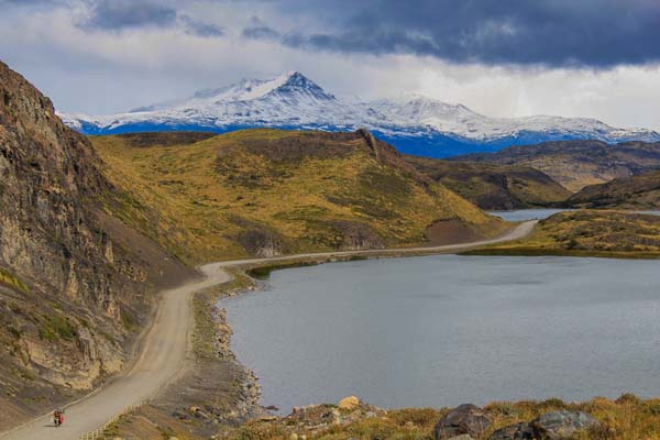 Photo by Naomi Tweddle of Alberto Lara, Canada; Riding around majestic Torres del Paine National Park, Chile, F800GS.