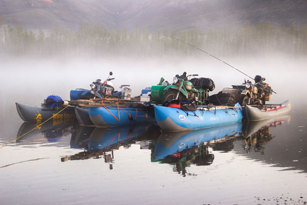 ​Photo by Anne Knoedler (Europe) of the Amphibious Urals on the Kolyma River, Far East Russia.