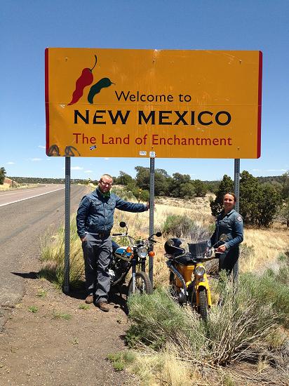 Josh Remer and Eva Rupert in New Mexico.