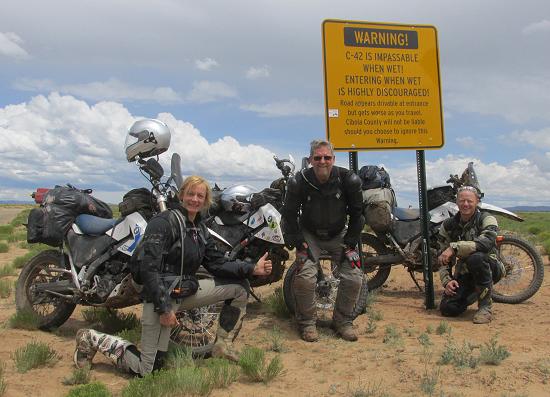 Brenda Rost and Stewart Dean on the Continental Divide Trail.