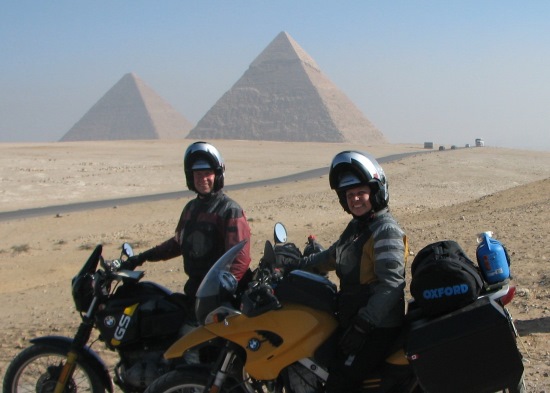 Ekke and Audrey Kok, Egyptian pyramids.