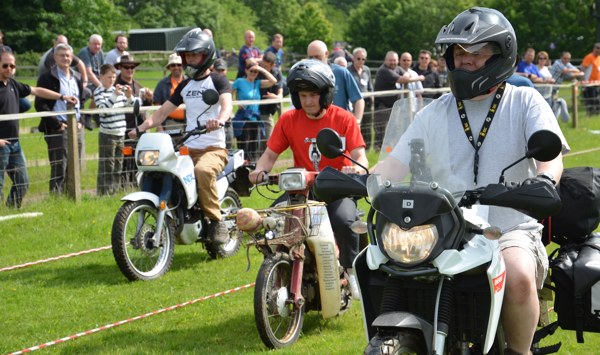 Slow bike challenge at HUBB UK 2013.