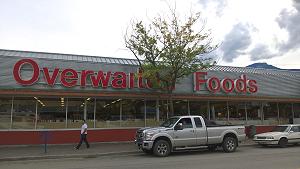 Overwaitea supermarket, Nakusp, BC.