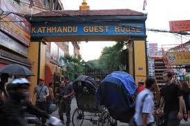 The starting point - Kathmandu Guest House.
