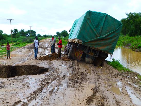 Good roads in Africa.