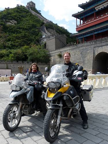 Ekke and Audrey Kok at Great Wall of China.