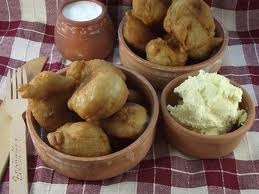 Breakfast fritters, Eko Katun Vranjak, Montenegro.