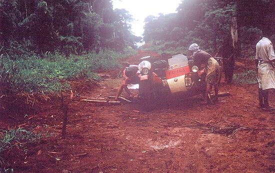 David Woodburn in Congo.