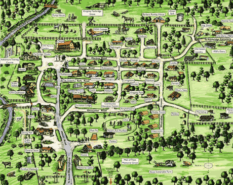 Fairbridge village map - click for larger version.