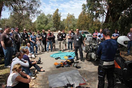 Xander Kabat packing workshop, Perth 2013.