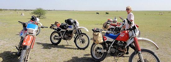 Motorbikes in Tanzania - Karanga Adventures.