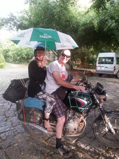 Brian and MAndy Campbell in Vietnam.