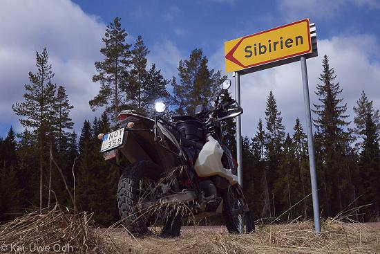 HU Sweden riding - Siberien sign.