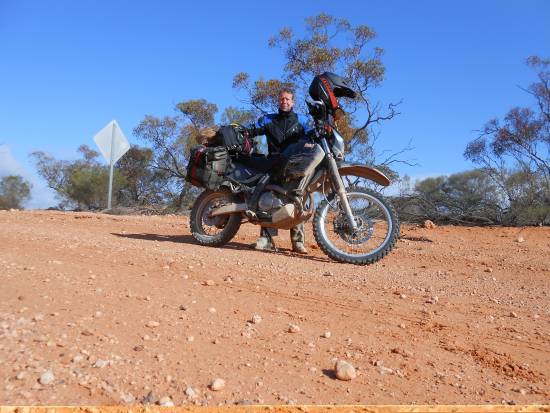 Simon Roy in Alice Springs.