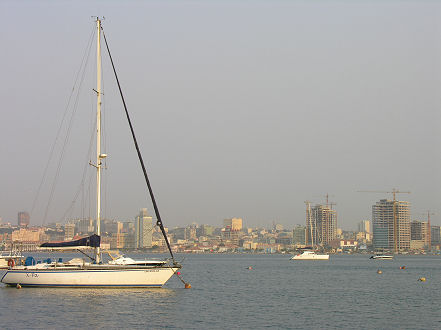 The view of Luanda from Clube Naval
