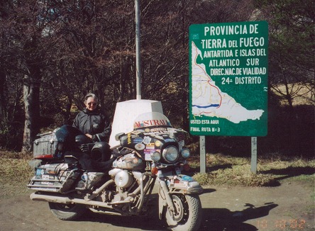 The furthest south we can ride in the Americas, Tierra del Fuego