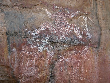 Aboriginal rock art at Nourlangie, Kakadu National Park