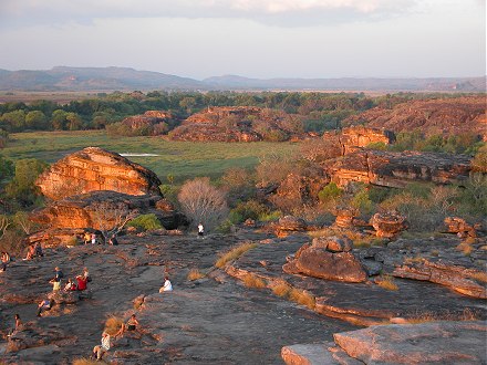 Sunset overlooking Ubirr wetlands, Kakadu National Park