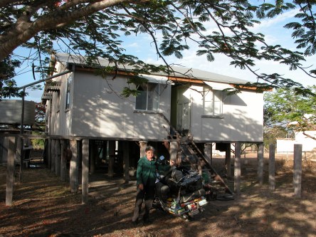 Our friends house in Ogmore, a dying Australian town