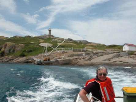 Montague Island light house and wharf