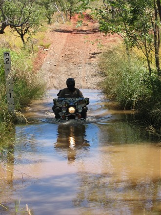 One of the deeper crossings