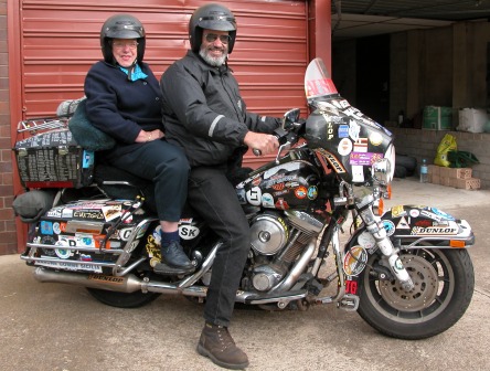 Peter's Mums first ride on a motorcycle at 73