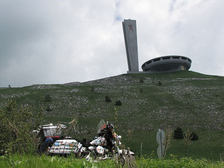 Many reminders of the Soviet past dot the country side