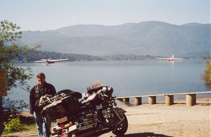 Martin Mars water bomber aeroplanes, float planes used in fire bombardment