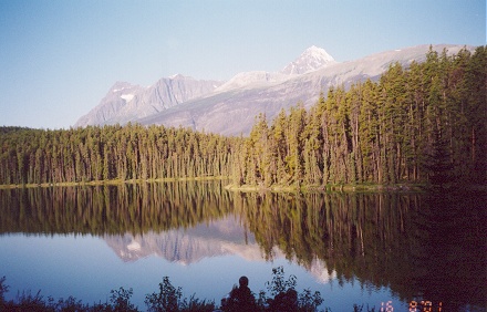 Early morning mirror image