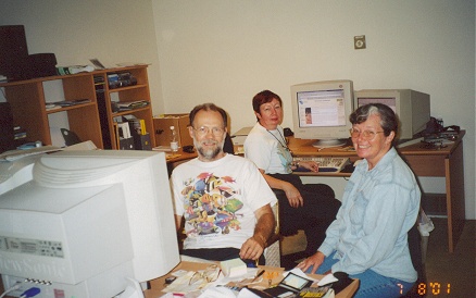 Grant and Susan of Horizons Unlimited fame in their nerve centre