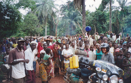 Drawing a crowd in the middle of the jungle