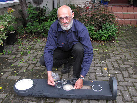 Cutting a spacer washer from a broken light stand