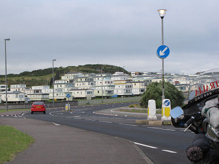 Permanent caravans in parks dot the coast all over the UK