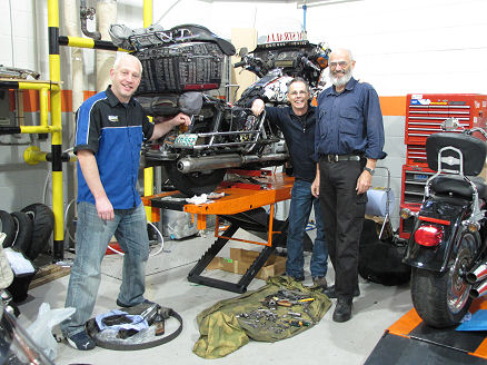 Neil, Paul and myself at Thames Valley H-D