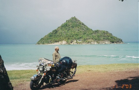 Riding on the first island country, Grenada