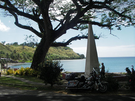 Magellan's landing point in Guam