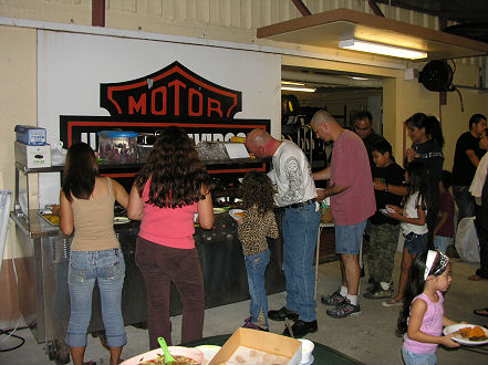 Tuesday's get together at the Guam Harley Dealers