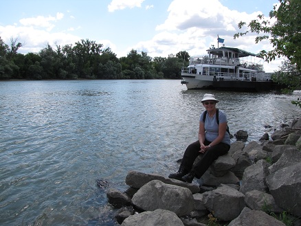 Sitting alongside the not so blue Danube River