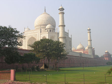 Taj Mahal from the river side