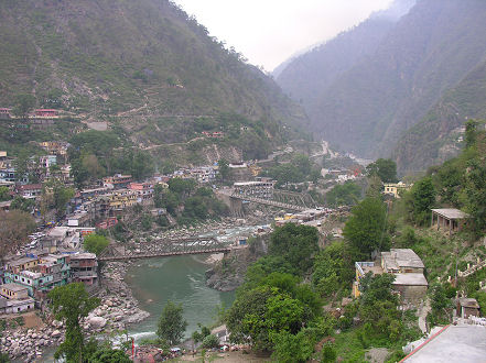 Mountain town of Karanprayag