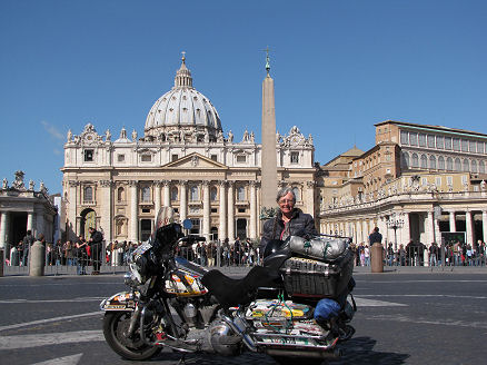 St Peters Basilica getting ready for Easter celebrations