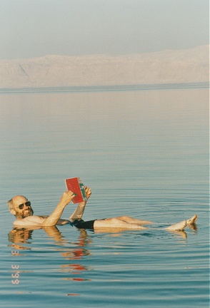 It's impossible to sink, and easy to read a book, floating
