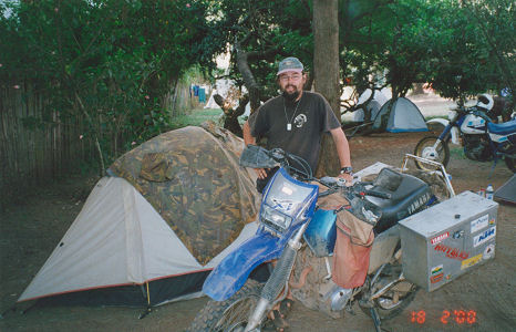 Chris, had just ridden across from West Africa though Congo