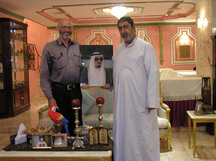 The Prime Minister's photo, inside Abu Ali's home.