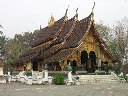 16 century Wat Xieng Thong in Luang Prabang