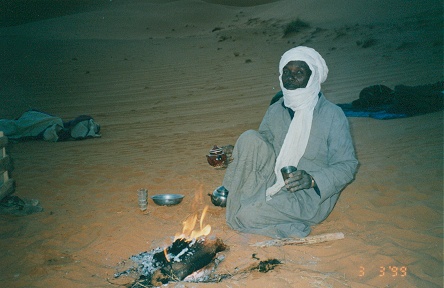 Tuareg guide and tea maker